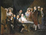 Francisco de Goya La familia del infante don Luis de Borbon oil on canvas